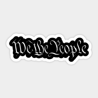 We The People Sticker